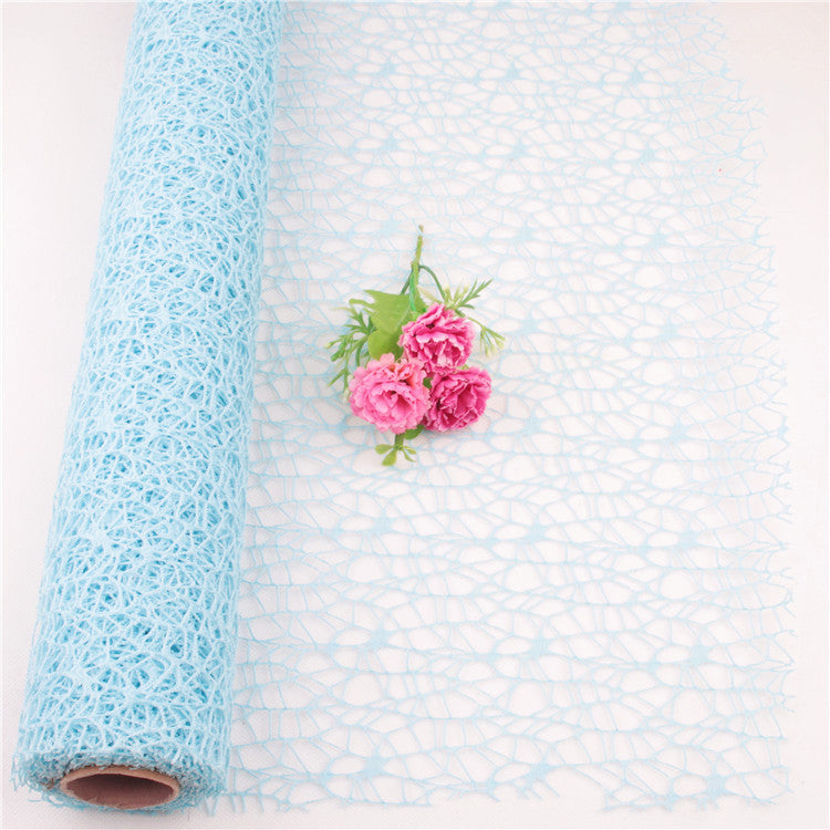 Tulle Bobina Rotolo Velo Polycotton traforato Rete 48cm*5 YARD