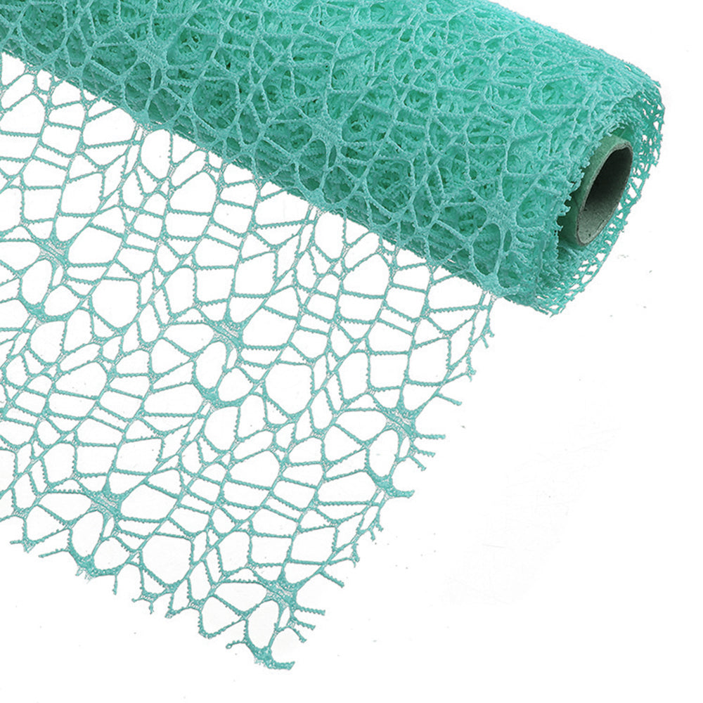 Tulle Bobina Rotolo Velo Polycotton traforato Rete 48cm*5 YARD