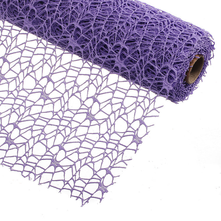 Tulle Bobina Rotolo Velo Polycotton traforato Rete 48cm*5 YARD