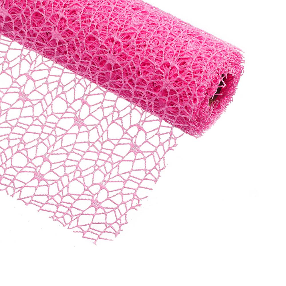 Tulle Bobina Rotolo Velo Polycotton traforato Rete 48cm*5 YARD