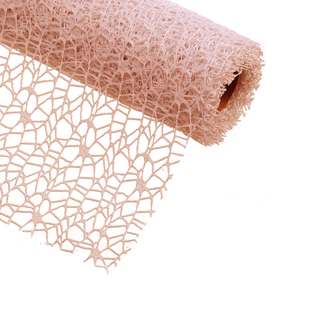 Tulle Bobina Rotolo Velo Polycotton traforato Rete 48cm*5 YARD