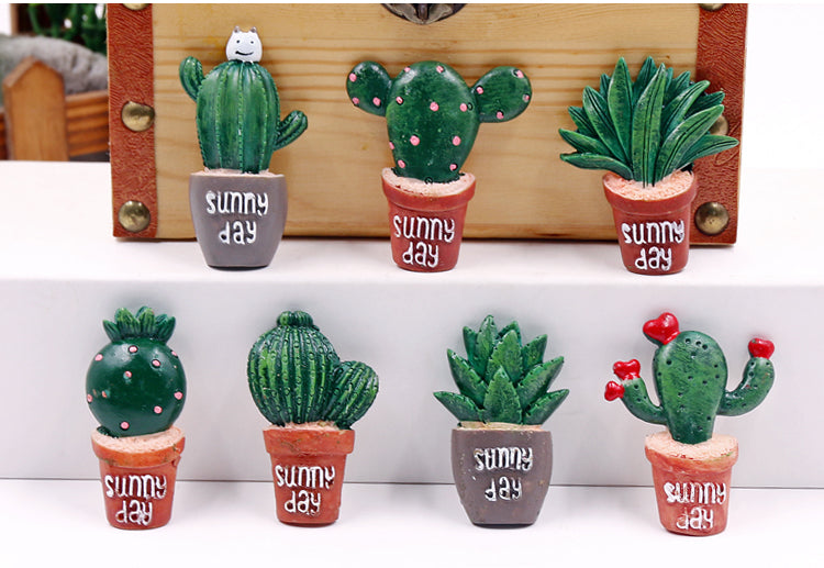 Calamita Magnete In Resina Cactus Tema Pianta Grassa