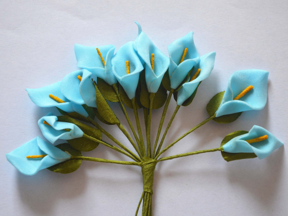 144 FIORELLINI CALLE BOMBONIERE COMUNIONE MATRIMONIO VARI COLORI