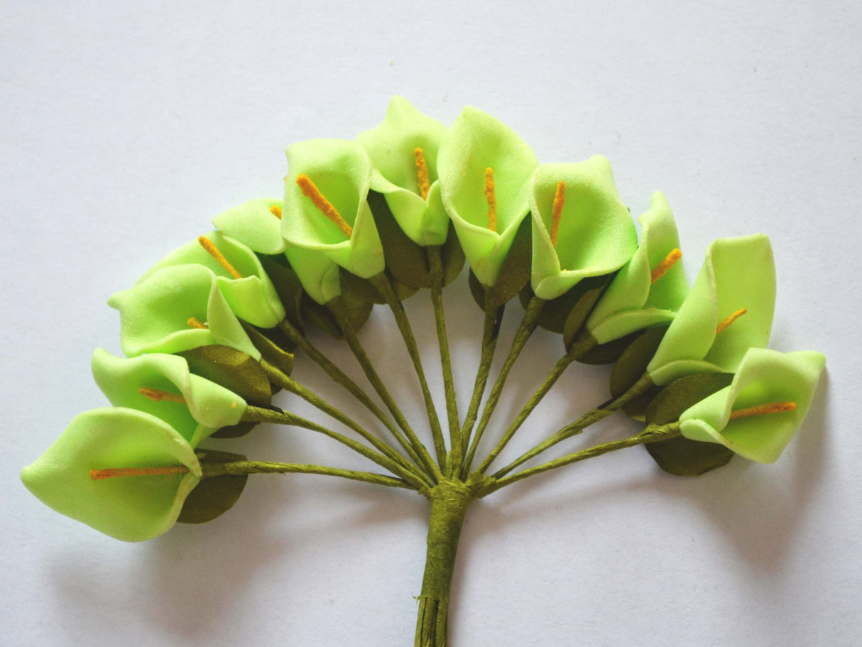 144 FIORELLINI CALLE BOMBONIERE COMUNIONE MATRIMONIO VARI COLORI