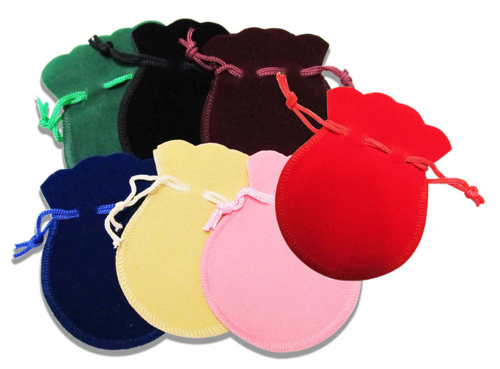 10 pezzi Sacchetto di Velluto bustina Confezione 7x9 cm portaconfetti