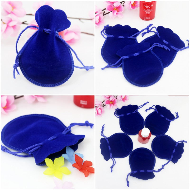 10 pezzi Sacchetto di Velluto bustina Confezione 7x9 cm portaconfetti