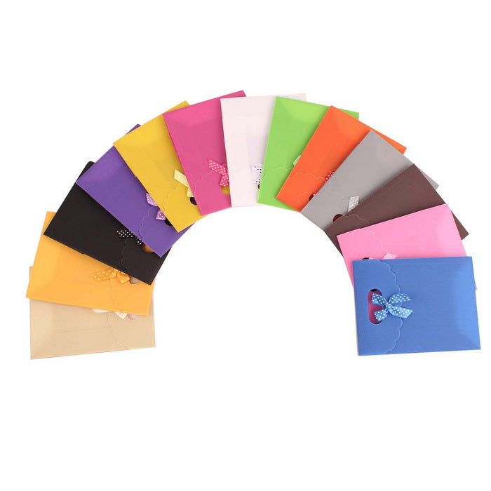 12 Pezzi Sacchetto Borsa Wedding Bag Con Fiocco Manico Plastica