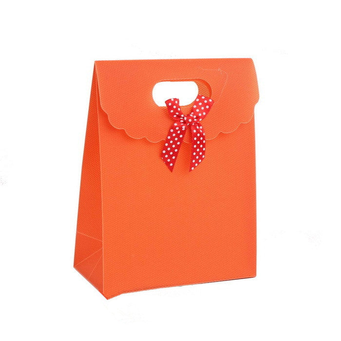 12 Pezzi Sacchetto Borsa Wedding Bag Con Fiocco Manico Plastica