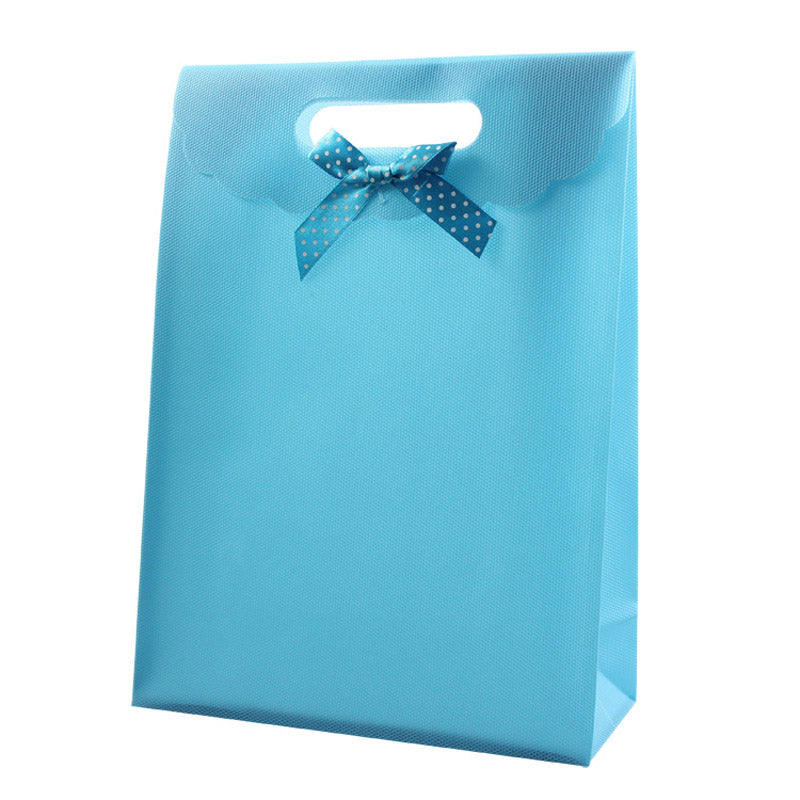 12 Pezzi Sacchetto Borsa Wedding Bag Con Fiocco Manico Plastica