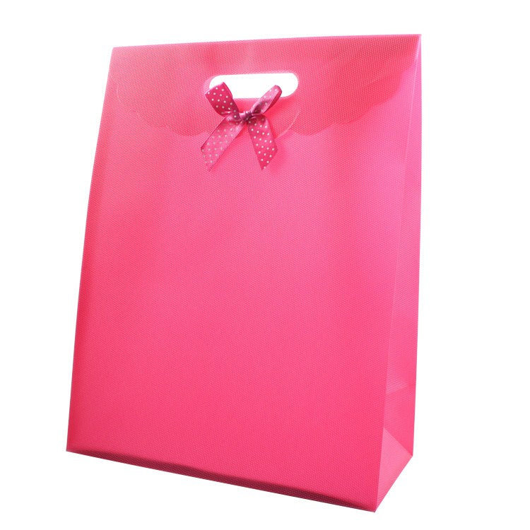 12 Pezzi Sacchetto Borsa Wedding Bag Con Fiocco Manico Plastica