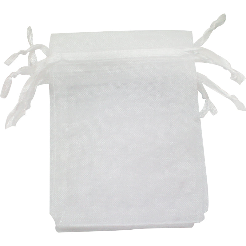 50 Sacchetti Organza 9*12cm Confetti Bomboniera Regalo