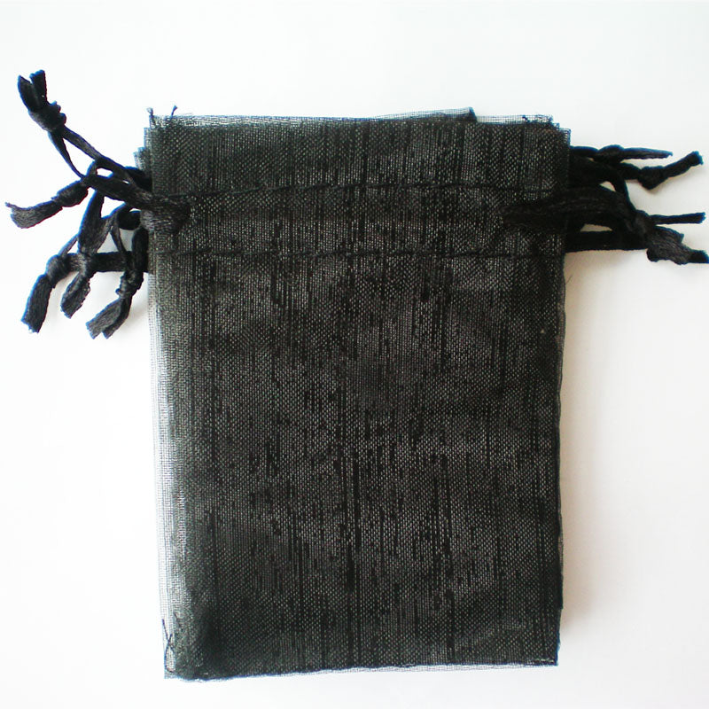 50 Sacchetti Organza 9*12cm Confetti Bomboniera Regalo