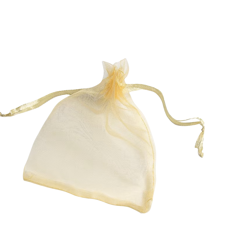 50 Sacchetti Organza 9*12cm Confetti Bomboniera Regalo