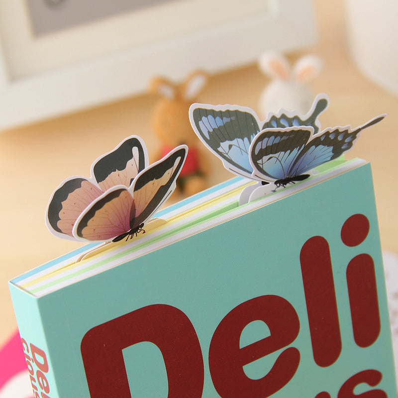 5 pezzi Segnalibro Farfalle In carta Elegante Regalo