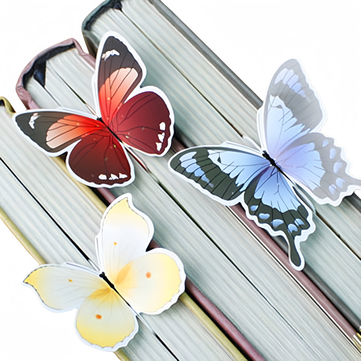 5 pezzi Segnalibro Farfalle In carta Elegante Regalo