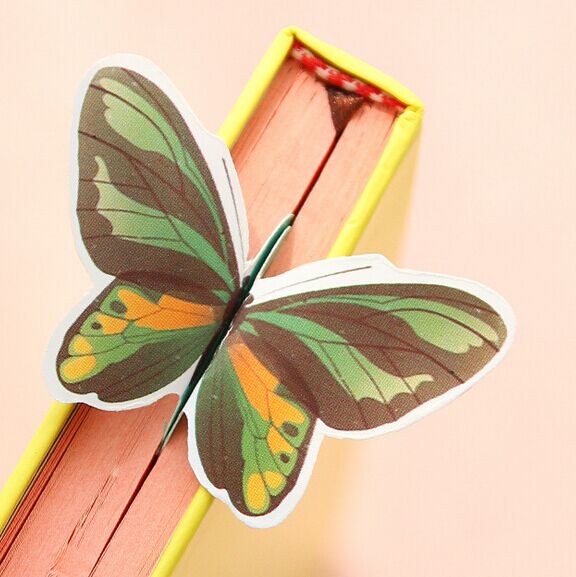5 pezzi Segnalibro Farfalle In carta Elegante Regalo