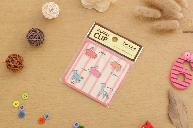 Fermagli Graffette Forma Animali Photo Clip Pinzette