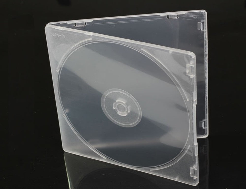 20 Pezzi Custodie Trasparente cd dvd videobox con tasca trasparente per copertina