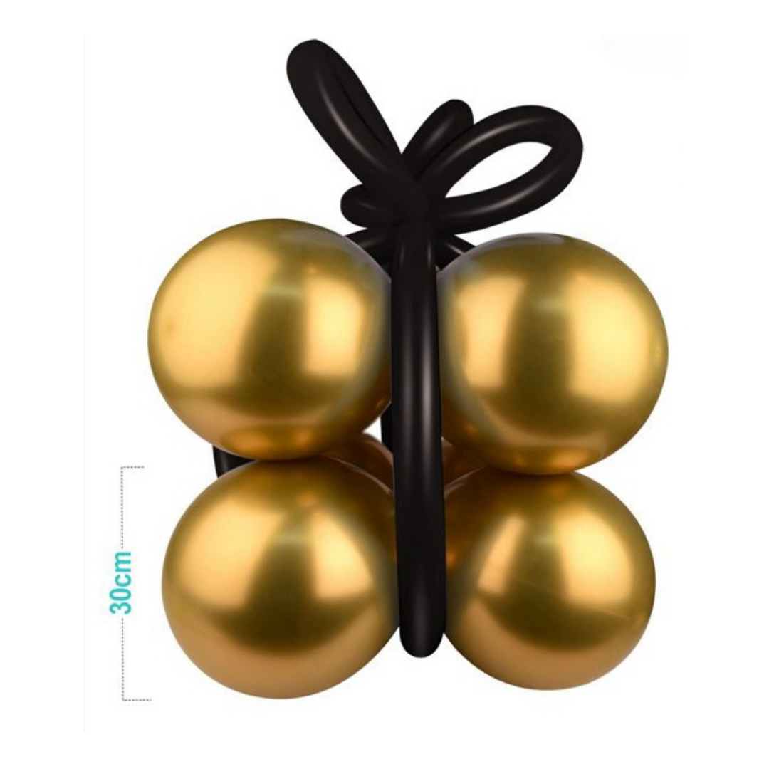 Set palloncini metalizzati Forma Scatola Regalo 60*60*60cm