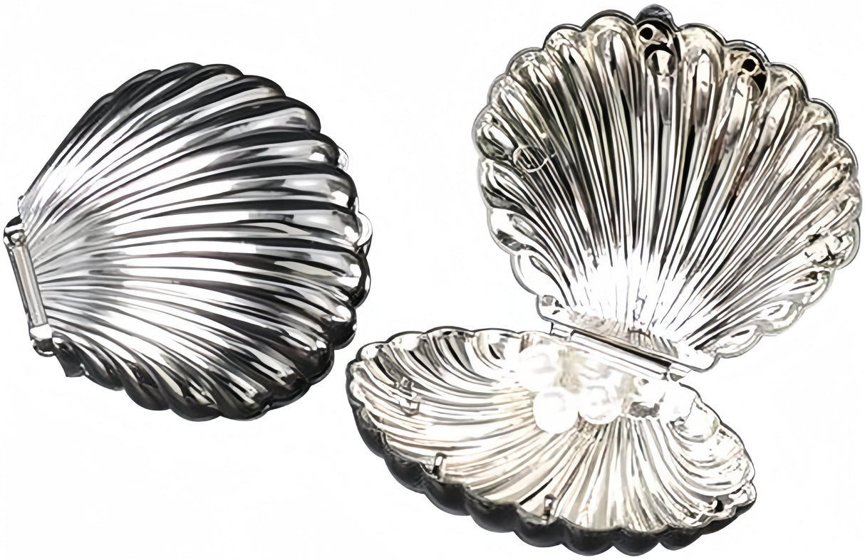 Conchiglia Argentato Porta Confetti Tema Mare Decorazione Fai da Te