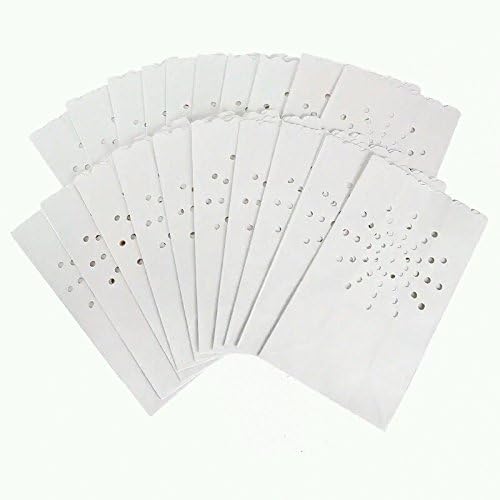 10pz Carta Artigianale Borse Sacchetti per Candele Diffusione Luce Porta candela Lanterna