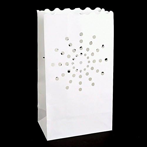 10pz Carta Artigianale Borse Sacchetti per Candele Diffusione Luce Porta candela Lanterna