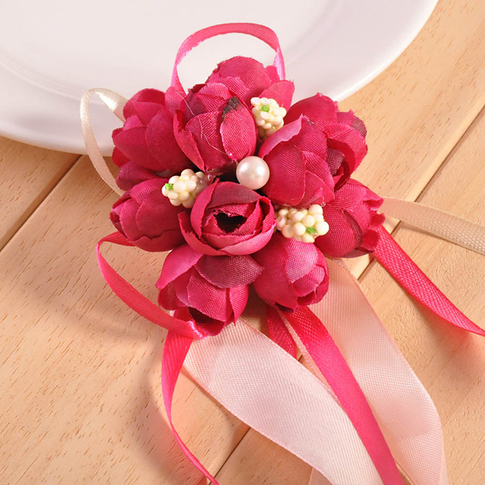 Braccialetto Floreale Per Sposa Damigelle Inviti Decorazione Bomboniera