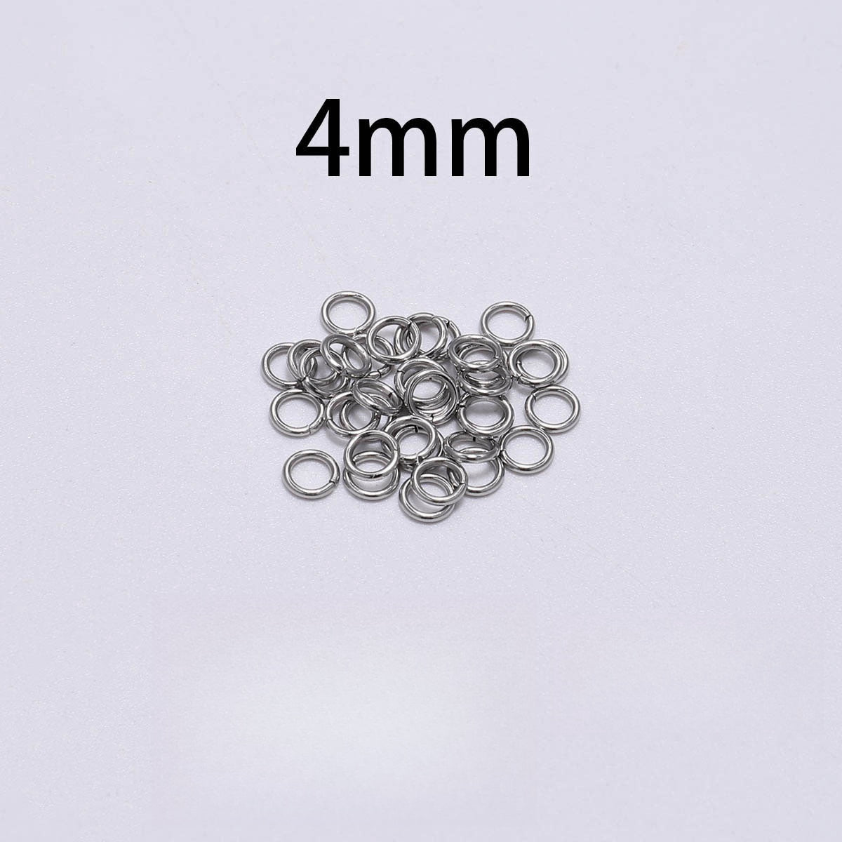 200 pezzi Argento Anelli apribili per Gioielli Fai Da Te Braccialetti Bigiotteria