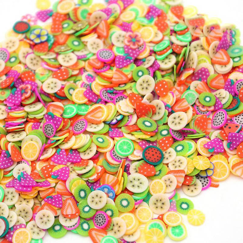 50 bastoncini Fimo CLAY Nail Art Slime Manicure argilla polimerica 3D