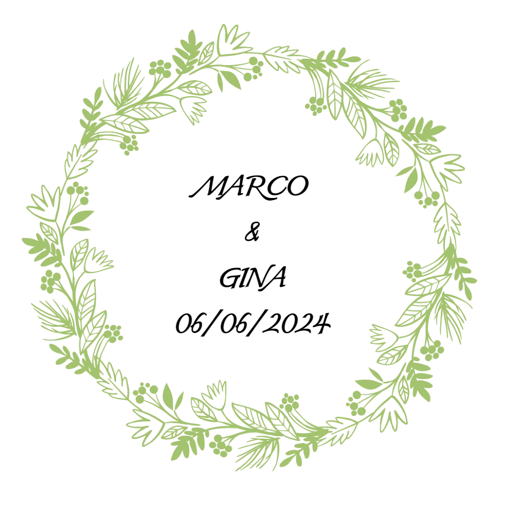 20 pezzi Adesivi Etichette rotondi personalizzati 5cm