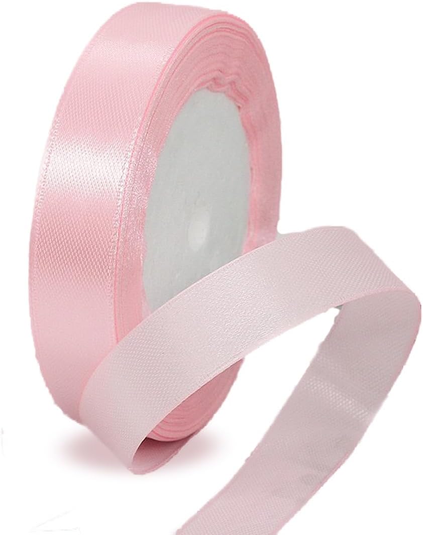 Nastro Doppio Raso confezione Regalo Creazione fai da te, lunghezza 25 yard 2cm