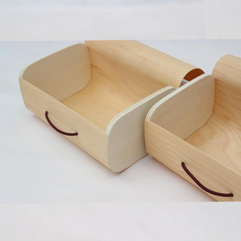 Cestino Scatola in betullal legno Portaconfetti Naturale tutela dell'ambiente