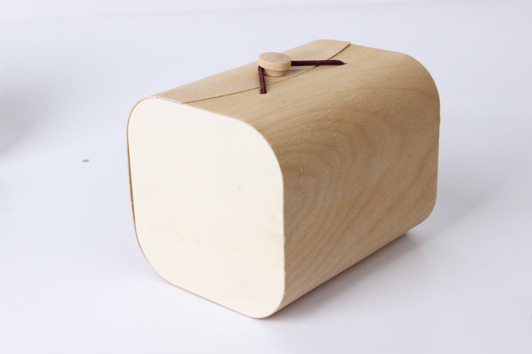 Cestino Scatola in betullal legno Portaconfetti Naturale tutela dell'ambiente