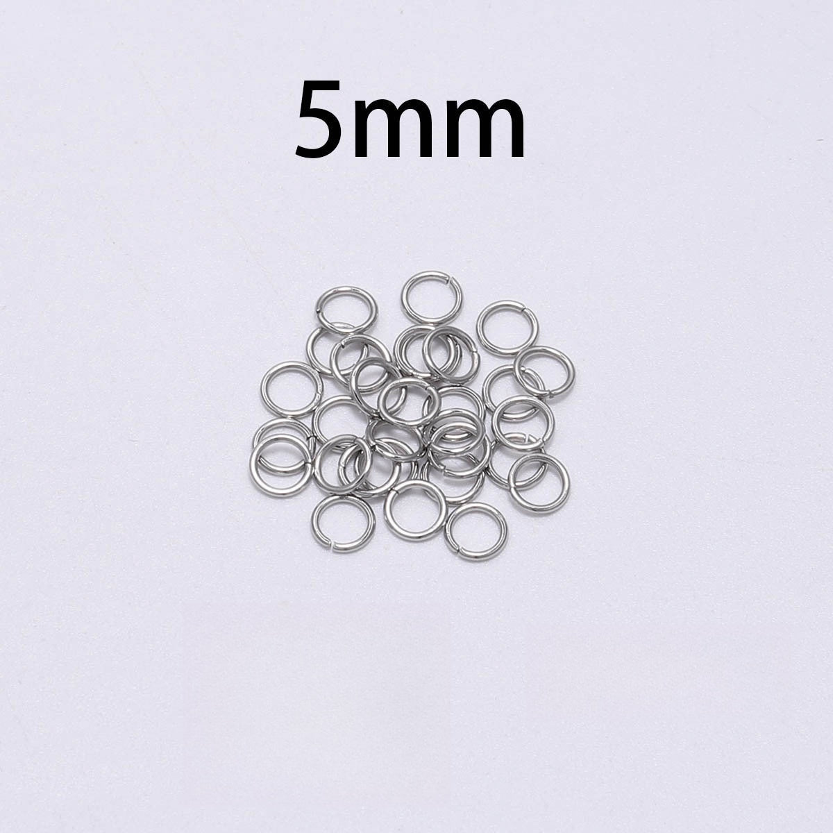 200 pezzi Argento Anelli apribili per Gioielli Fai Da Te Braccialetti Bigiotteria