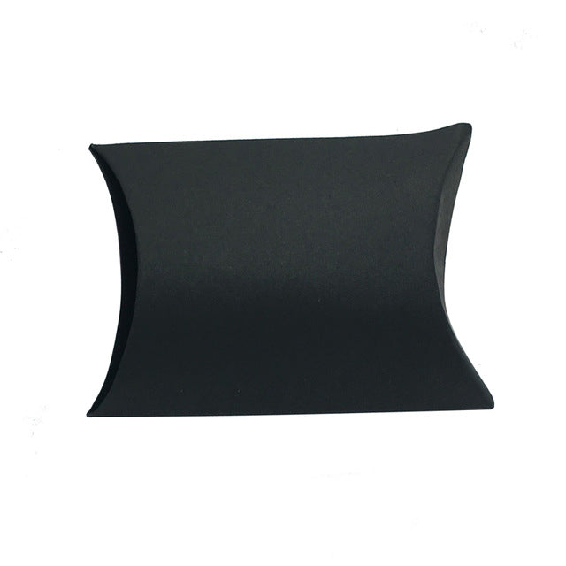 50pz Portaconfetti Scatole Cuscino In Carta Kraft Semplice Fai DA Te