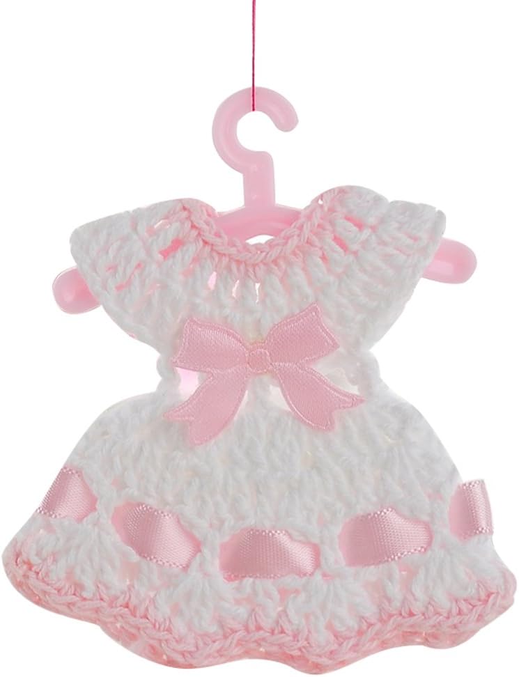 12 Pezzi Bomboniera Mini Maglioni Gonna Bambina Fatti A Mano Decorazione Ambito Portaconfetti Confezione