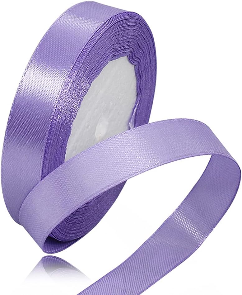 Nastro Doppio Raso confezione Regalo Creazione fai da te, lunghezza 25 yard 2cm