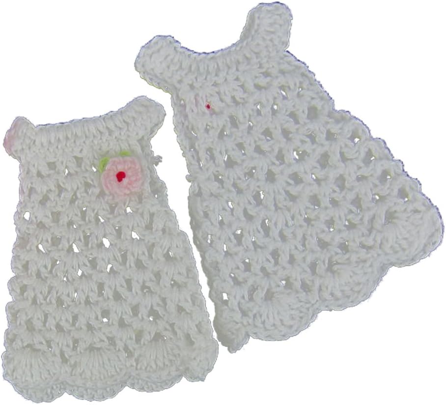 12 Pezzi Bomboniera Mini Maglioni Gonna Bambina Fatti A Mano Decorazione Ambito Portaconfetti Confezione