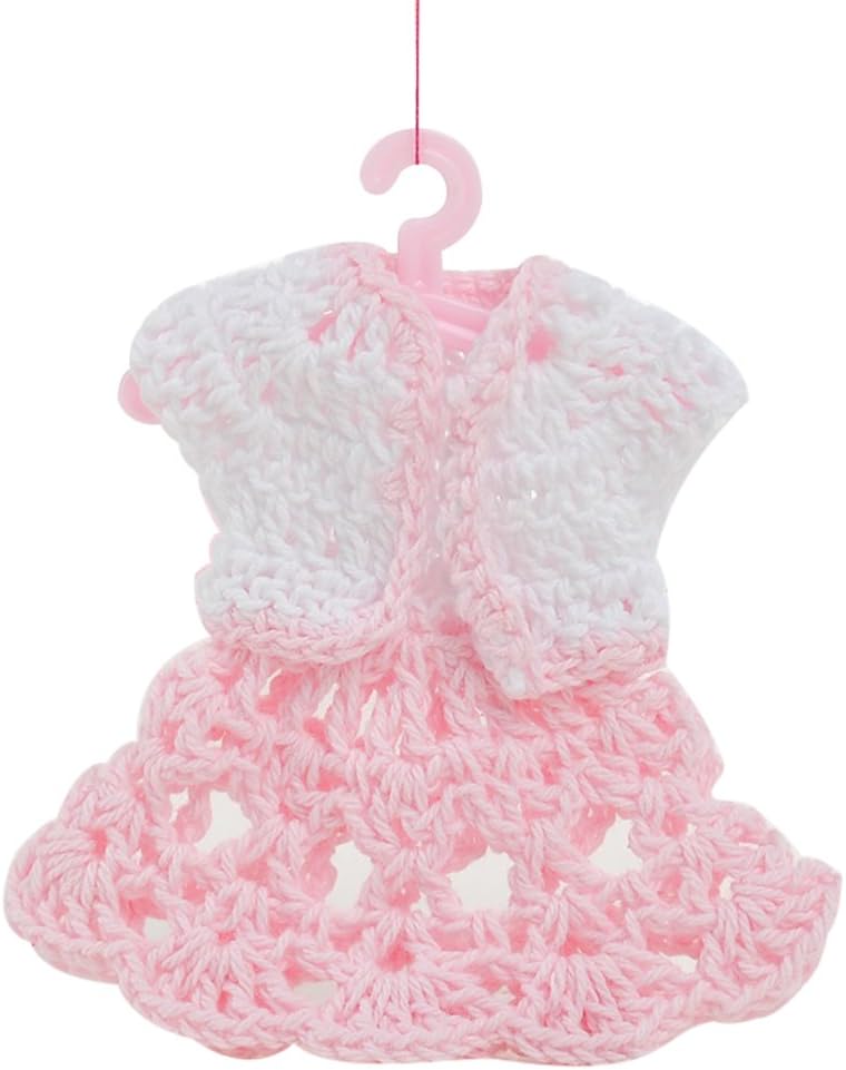 12 Pezzi Bomboniera Mini Maglioni Gonna Bambina Fatti A Mano Decorazione Ambito Portaconfetti Confezione