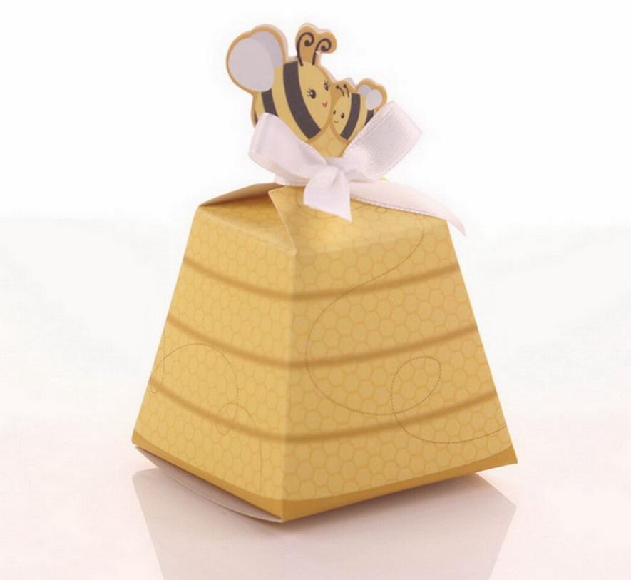 25pz Portaconfetti Scatole APE con nastro bianco