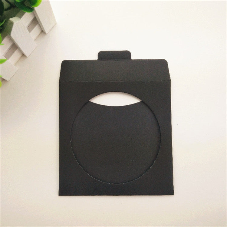 50 Portacd Custodia DVD con foro finestra frontale in cartoncino kraft