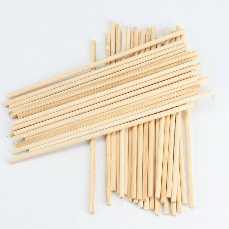 24 Pezzi Bastoncini legno Ø 4 mm Ø 6 mm Lunghezza 30 cm Legno Listelli per Lavoretti Fai da te