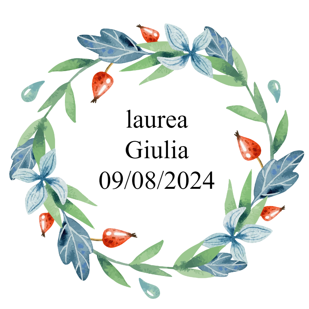 20 pezzi Adesivi Etichette rotondi personalizzati 5cm