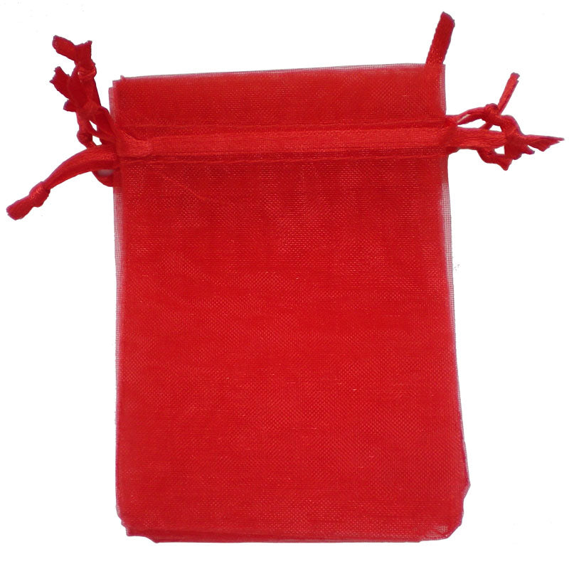 10 Sacchetti Organza 9*12cm Confetti Bomboniera Regalo