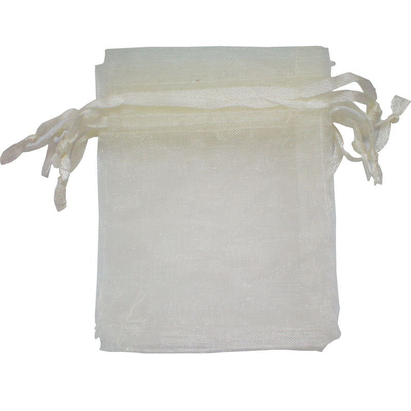 10 Sacchetti Organza 9*12cm Confetti Bomboniera Regalo