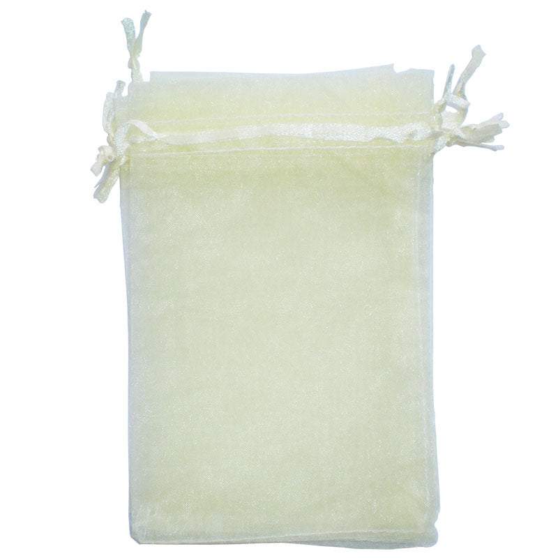 10 Sacchetti Organza 9*12cm Confetti Bomboniera Regalo