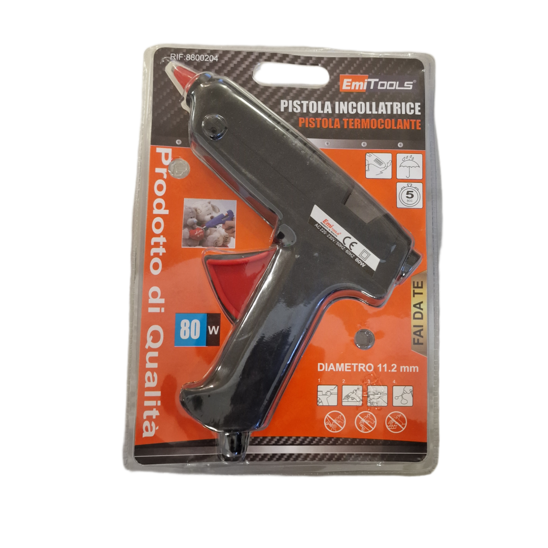 Pistola Colla a Caldo 80W Ø11.2mm