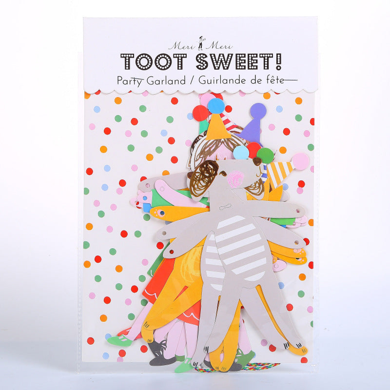 3 Metri Ghirlanda Decorazione per Feste di Compleanno Tema Bambini Animali