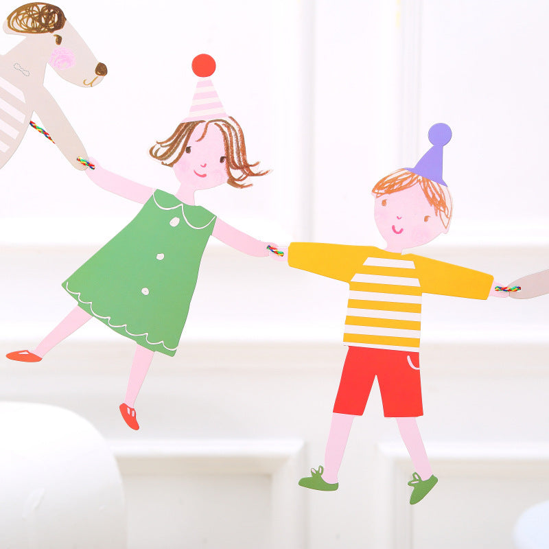 3 Metri Ghirlanda Decorazione per Feste di Compleanno Tema Bambini Animali