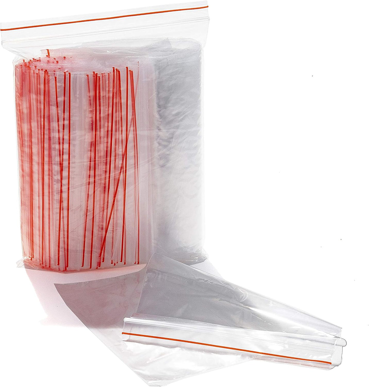 100 BUSTINE DI PLASTICA TRASPARENTI CON CHIUSURA ZIP BUSTA CONFEZIONE VARI MISURE